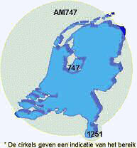 Bereik van AM 747